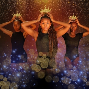 (L–R) Theresa Mitchell, Brionne Crawford, and Jocelyn Bowman as the Queens.