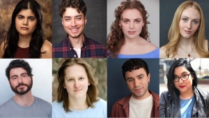 Top row L-R: Vinita Dixit, River Ruiz, Lucabella Sangin, Ashley Kramer. Lower row L-R: David Lipschutz, Claire Thompson, Colin Callahan, Elyssa Treviño.
