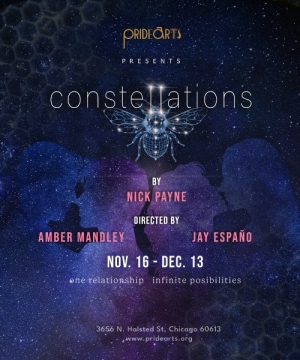 PrideArts announces cast and production teams for Nick Payne's CONSTELLATIONS, performed by alternating same-sex casts, November 13- December 13