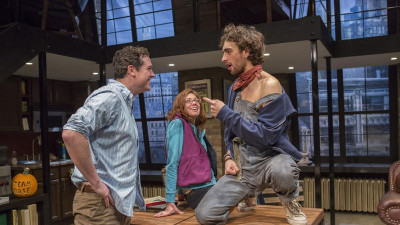 Drew Shirley, Maura Kidwell and Alex Stein in The New Sincerity at Theater Wit