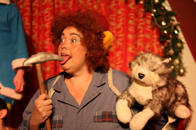 Lori Lee stars in Rudolph the Red-Hosed Reindeer, Hell in a Handbag Productions at Mary's Attic