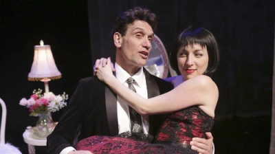 Anthony Crivello and Vanessa Claire Stewart as Louis Prima and Keely Smith in "Louis and Keely, Live at the Sahara!