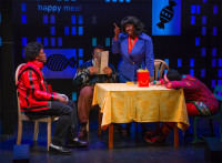(L to R) Travis Turner, Osiris Khepara, Debrah Neal, and Krystel McNeil in “Bootycandy.”